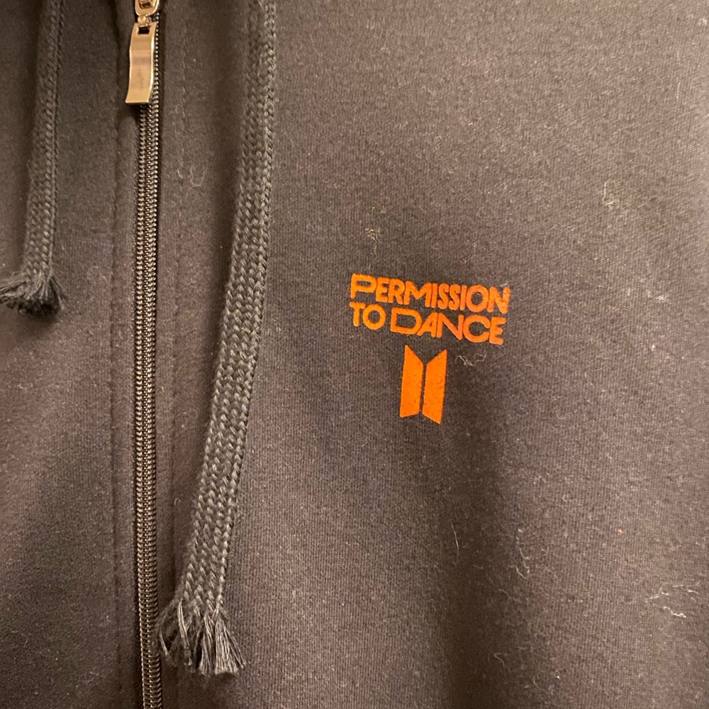 BTS Permission to dance hoodie jacket size S (A2) - Picture 3 of 4